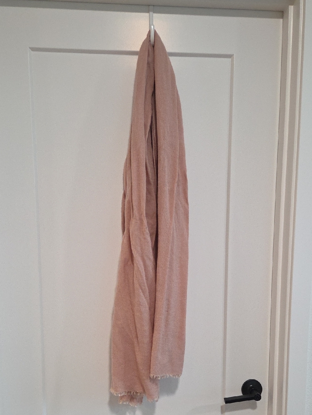 Soft Blush Pink Lightweight Scarf